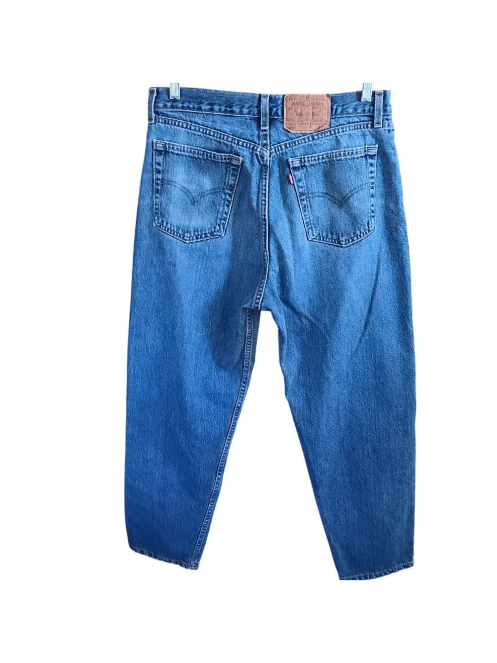 1990's Mom True Vintage 34x30 Levis 560 Jeans Relaxed Fit Tapered Leg Repairs